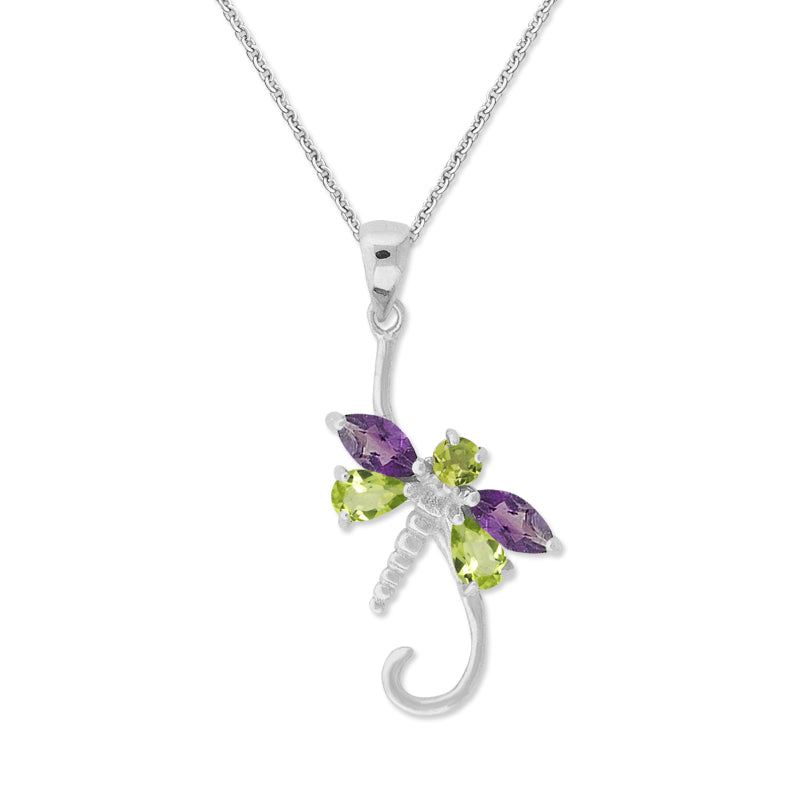 Genuine Peridot & Amethyst