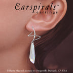 Sterling Silver Swarovski Crystalactite Earspirals Earrings