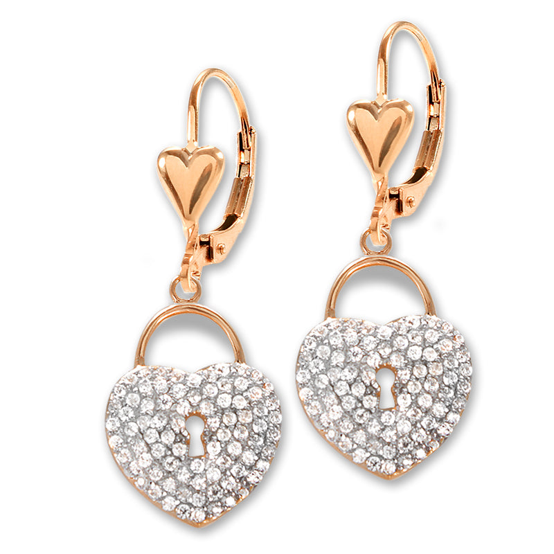 Cubic Zirconia Love Knot Pendant