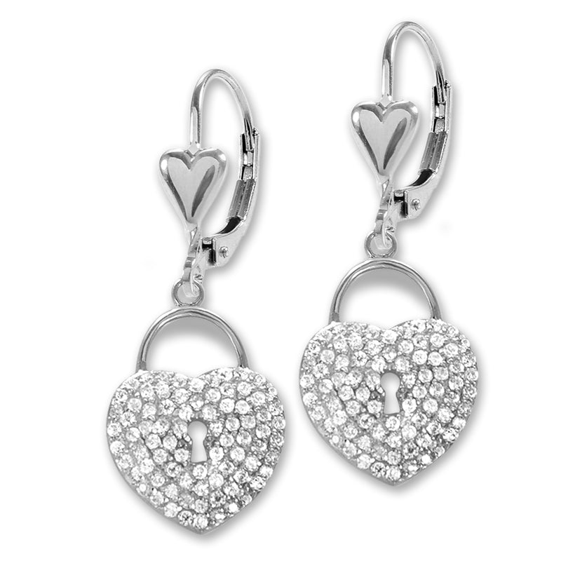 Cubic Zirconia Love Knot Pendant