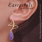 Amethyst Earspirals Earrings