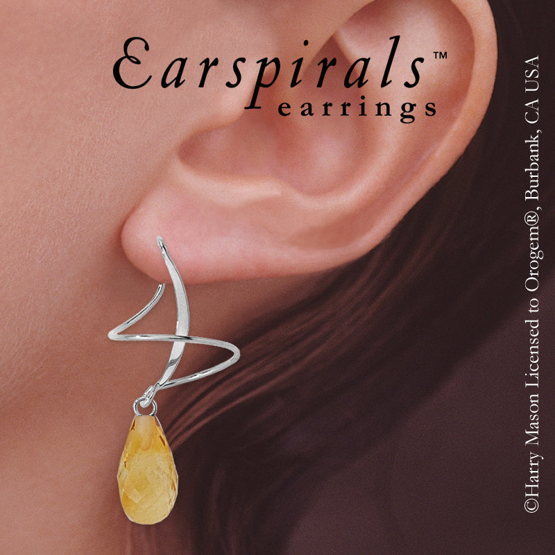 Citrine Earspirals Earrings