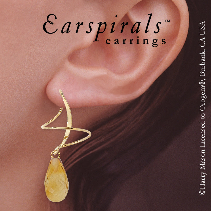 Citrine Earspirals Earrings