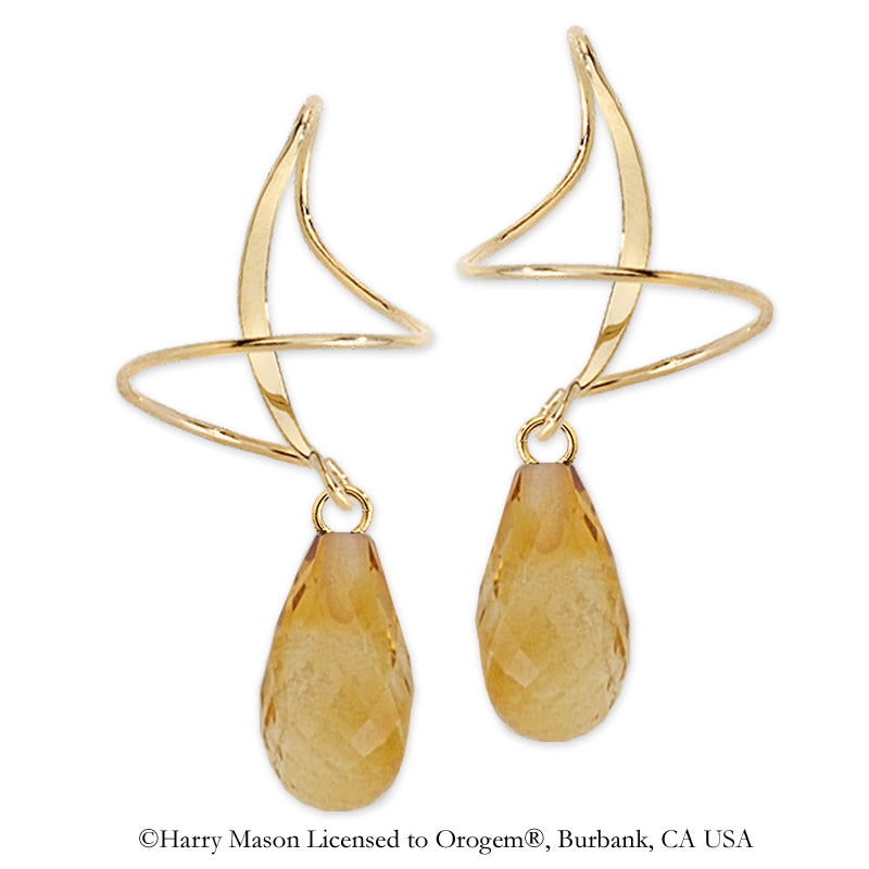 Citrine Earspirals Earrings