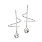 Round Cubic Zirconia Earspirals Earrings