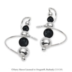 Black Onyx Earspirals Earrings