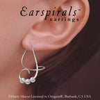 Interchangeable Beads Earspirals Earrings