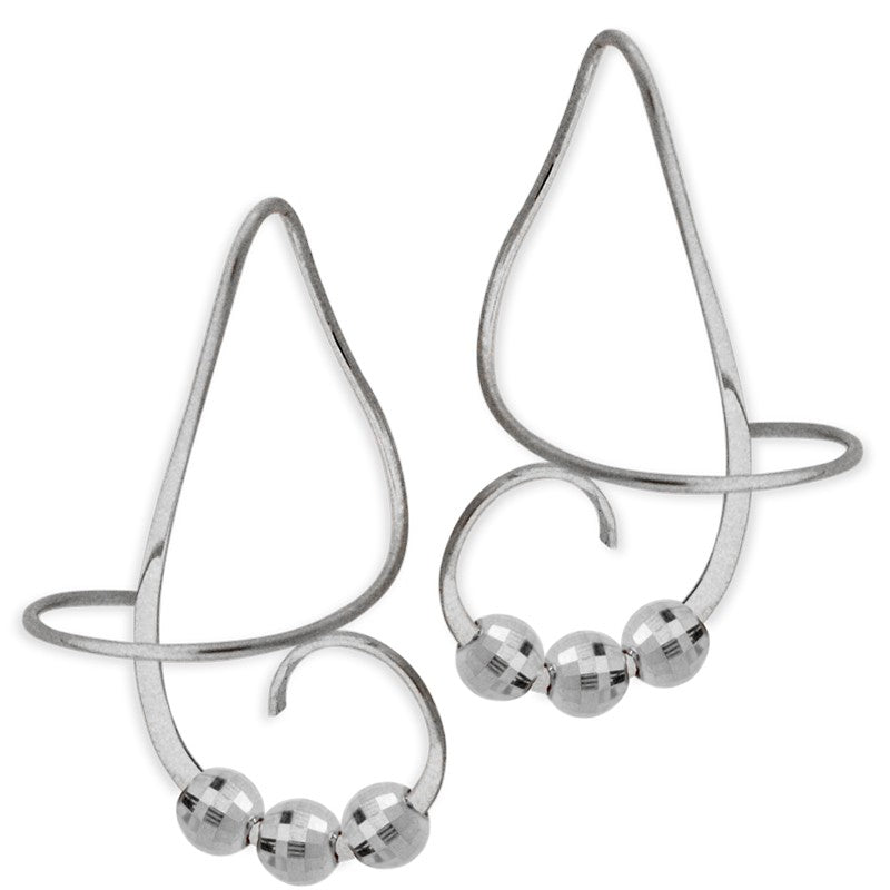Interchangeable Beads Earspirals Earrings