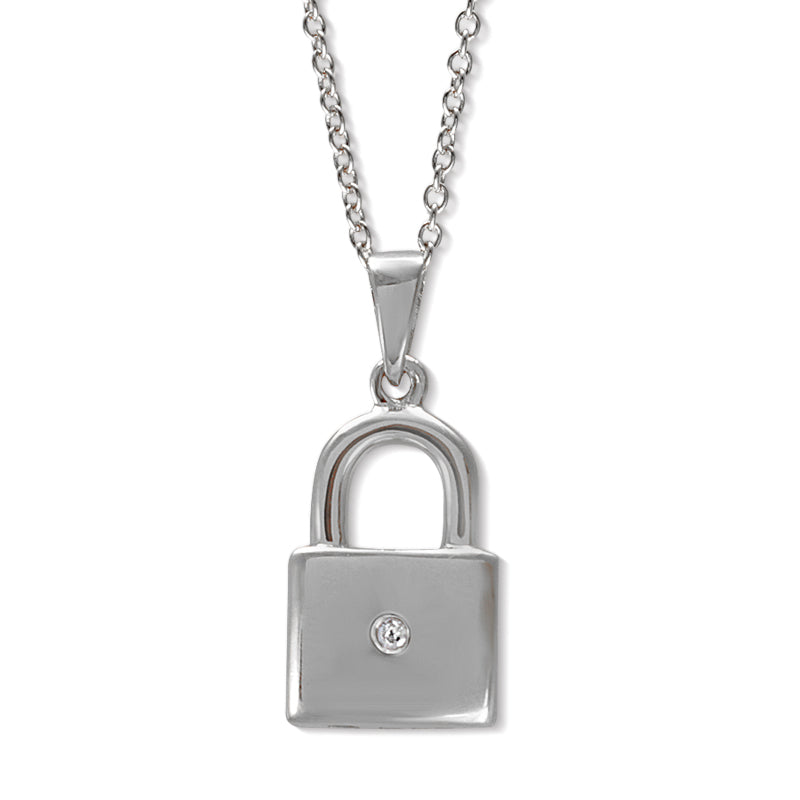 Cubic Zirconia Love Knot Pendant
