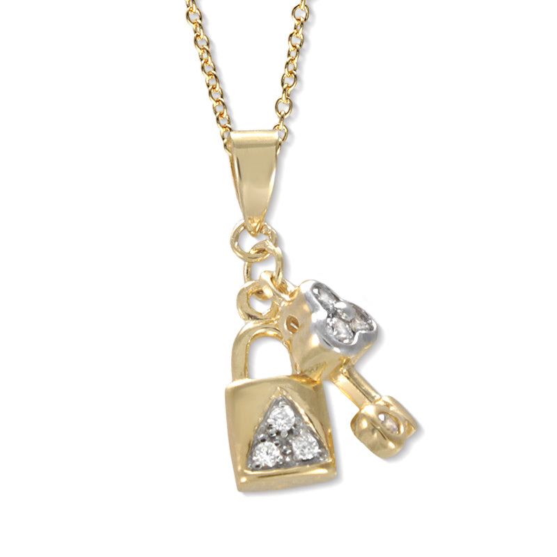 Cubic Zirconia Love Knot Pendant