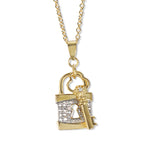 Cubic Zirconia Love Knot Pendant