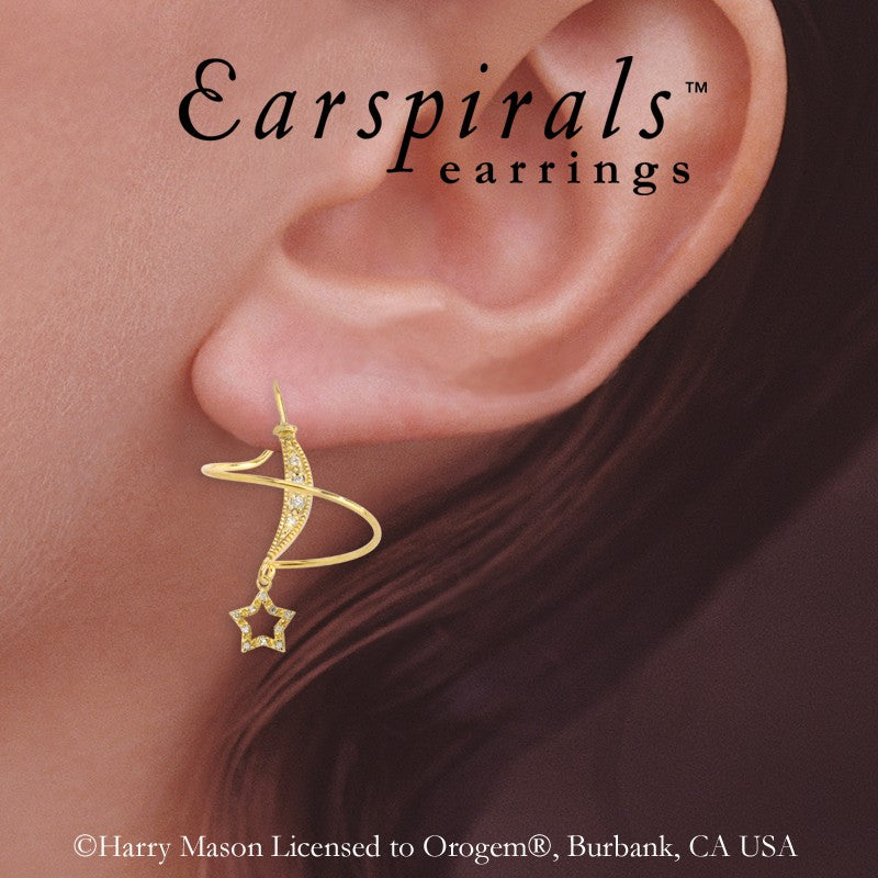 CZ Star Earspirals Earrings
