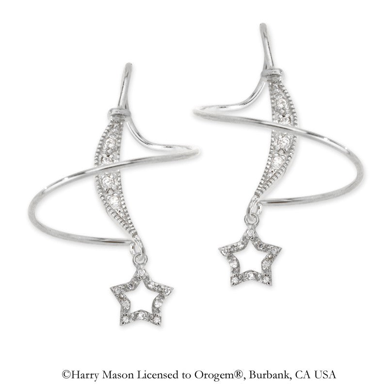 CZ Star Earspirals Earrings