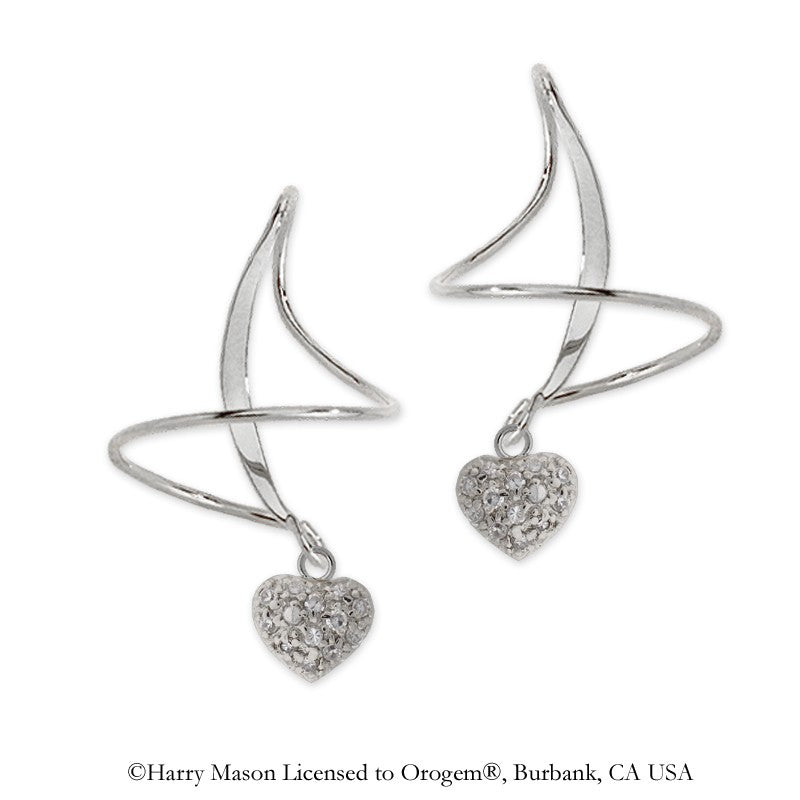 Heart Dangle Earspirals Earrings