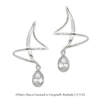 Cubic Zirconia Earspirals Earrings