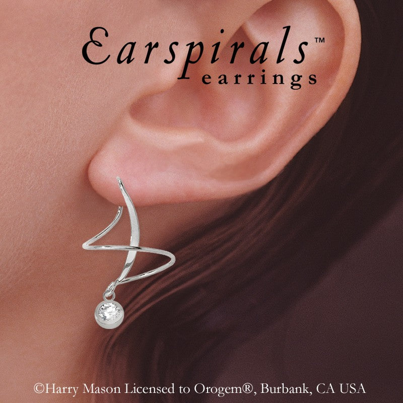 Cubic Zirconia Earspirals Earrings