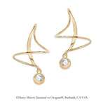 Cubic Zirconia Earspirals Earrings