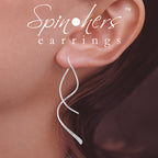 Silver Spinner Earrings