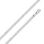 Sterling Silver Martillada Cuban Link Chain - 5.50mm - Under $3 per Gram