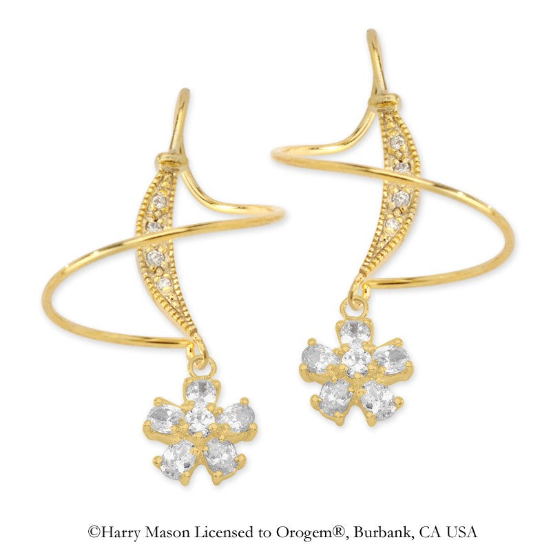 Cubic Zirconia Earspirals Earrings