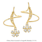 Cubic Zirconia Earspirals Earrings