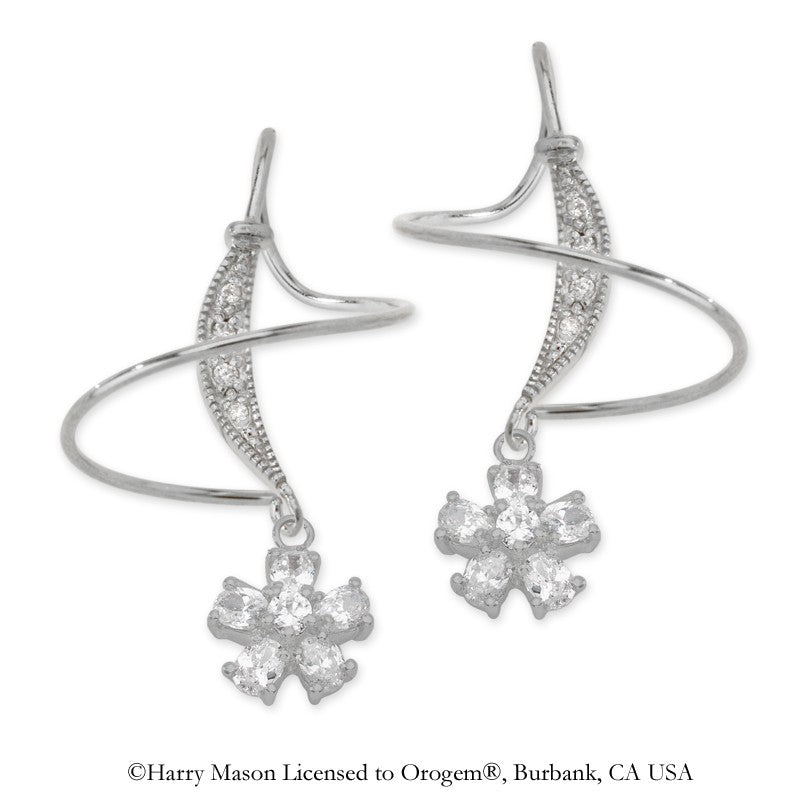 Cubic Zirconia Earspirals Earrings