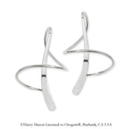 Sterling Silver Classic Polished Earspirals Earrings - Short Version