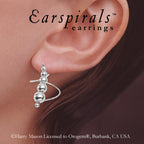 Polished Beads Earspirals Earrings