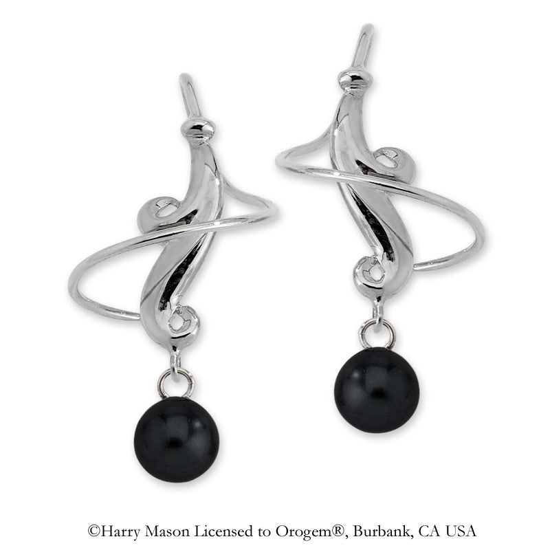 Black Onyx Earspirals Earrings