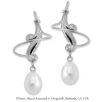 Teardrop Pearls Earspirals Earrings