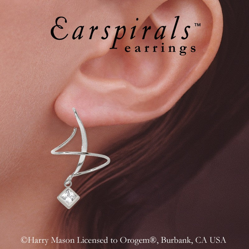 Cubic Zirconia Earspirals Earrings