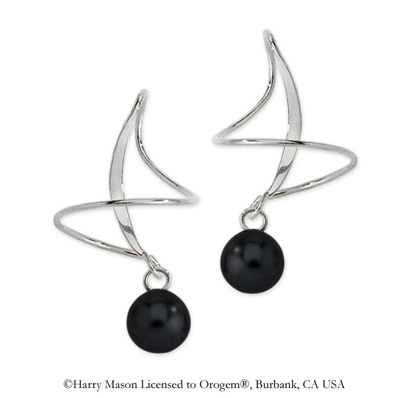 Black Onyx Earspirals Earrings
