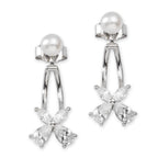 Pearls and Cubic Zirconia Cioro Earrings
