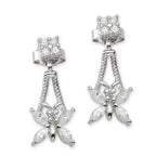 CZ Butterfly Cioro Earrings