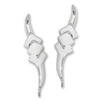 Silver Ear Pin Earrings