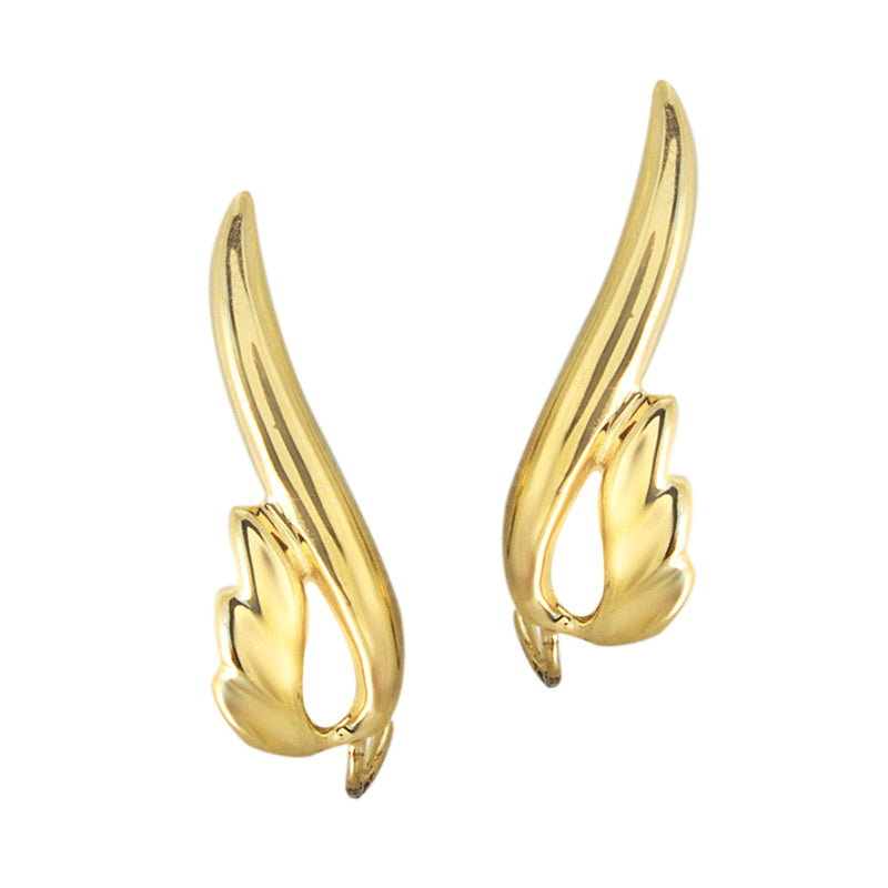 Gentle Winged Ear Pin Earrings