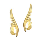 Gentle Winged Ear Pin Earrings