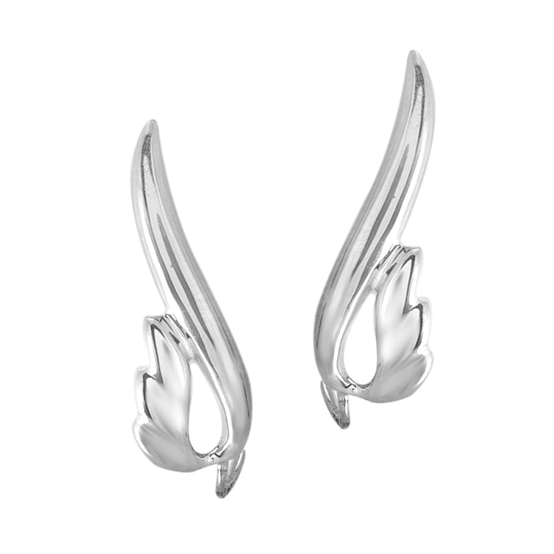 Gentle Winged Ear Pin Earrings