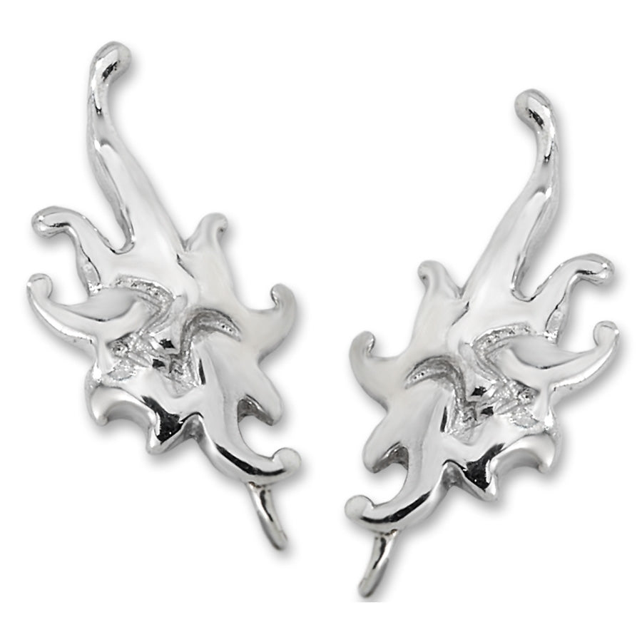Ear Climbers Rising Sun Ear Pin Earrings Sterling Silver