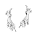 Panther Ear Pin Earrings