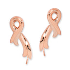 Ribbon of Hope Cancer Awareness Ear Pin Earrings