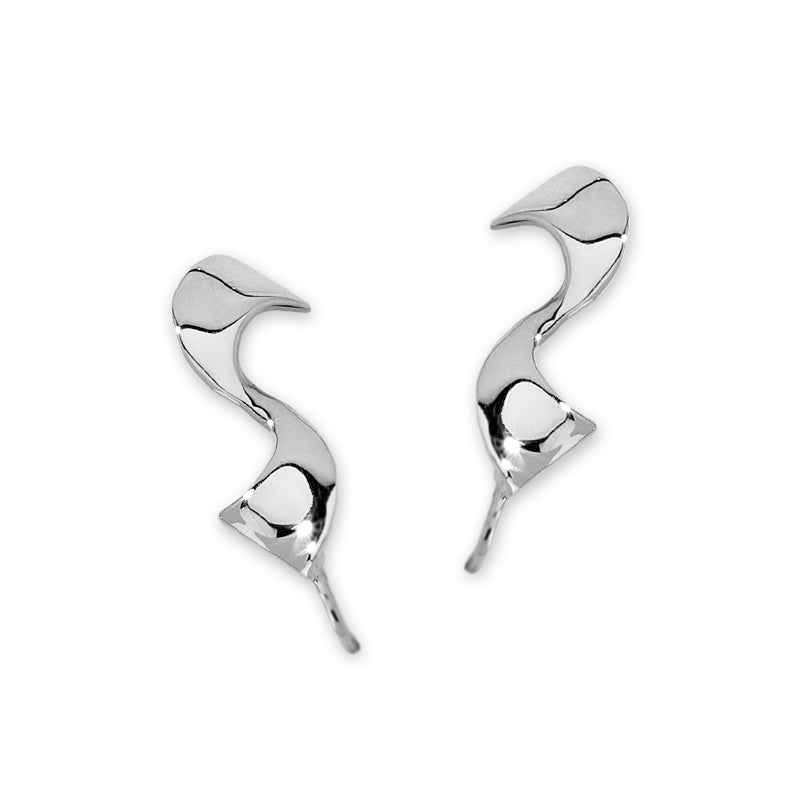 Pinwheel Ear Pin Earrings in Gold