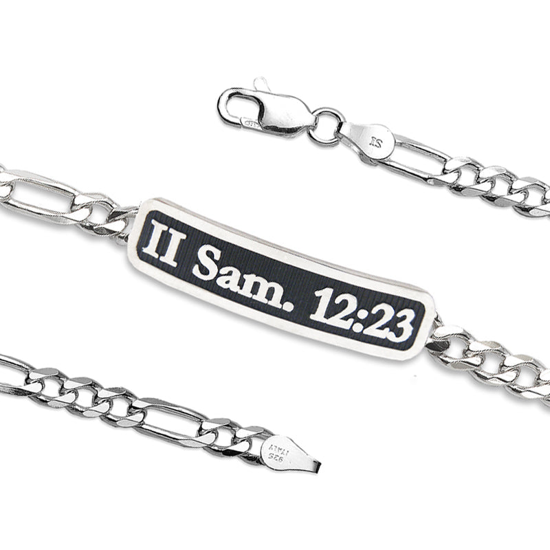 Sterling Silver Personalized ID Bracelet