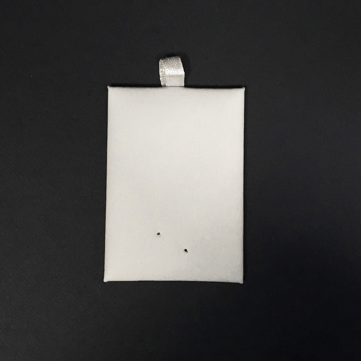 Large White Ear Pin Earring or Pendant Pillow Pad