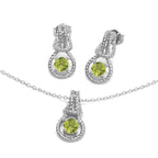 Love Knot Set August Birthstone Peridot