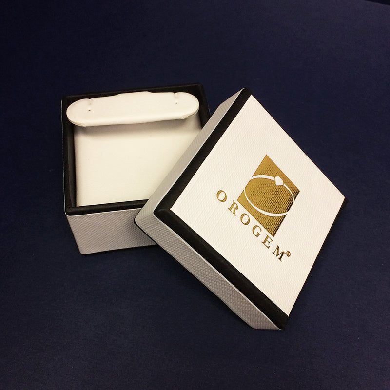 White Jewelry Box for Earspirals or Drop Earrings