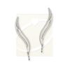 Ear Climbers Sterling Silver Classic Polished Ear Pin Earrings - Short Version