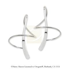 Earspiral Earrings Classic Polished Sterling Silver - Short Version