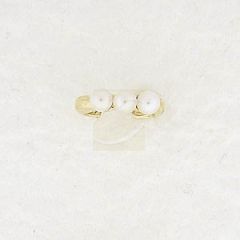 Pearl Ear Cuff Earring in 14k Yellow Gold