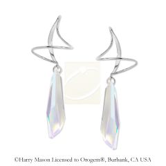 Sterling Silver Swarovski Crystalactite Earspirals Earrings